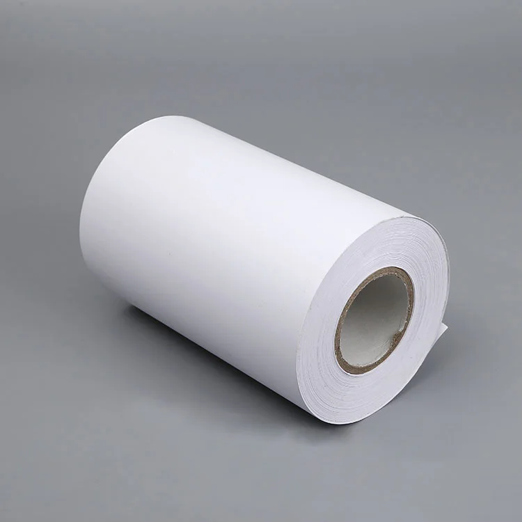 matt white vellum woodfree self adhesive label sticker paper