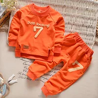 

2018 Spring 2 pieces 0-5T kids leisure suit baby girls boys clothes set newborn baby clothing