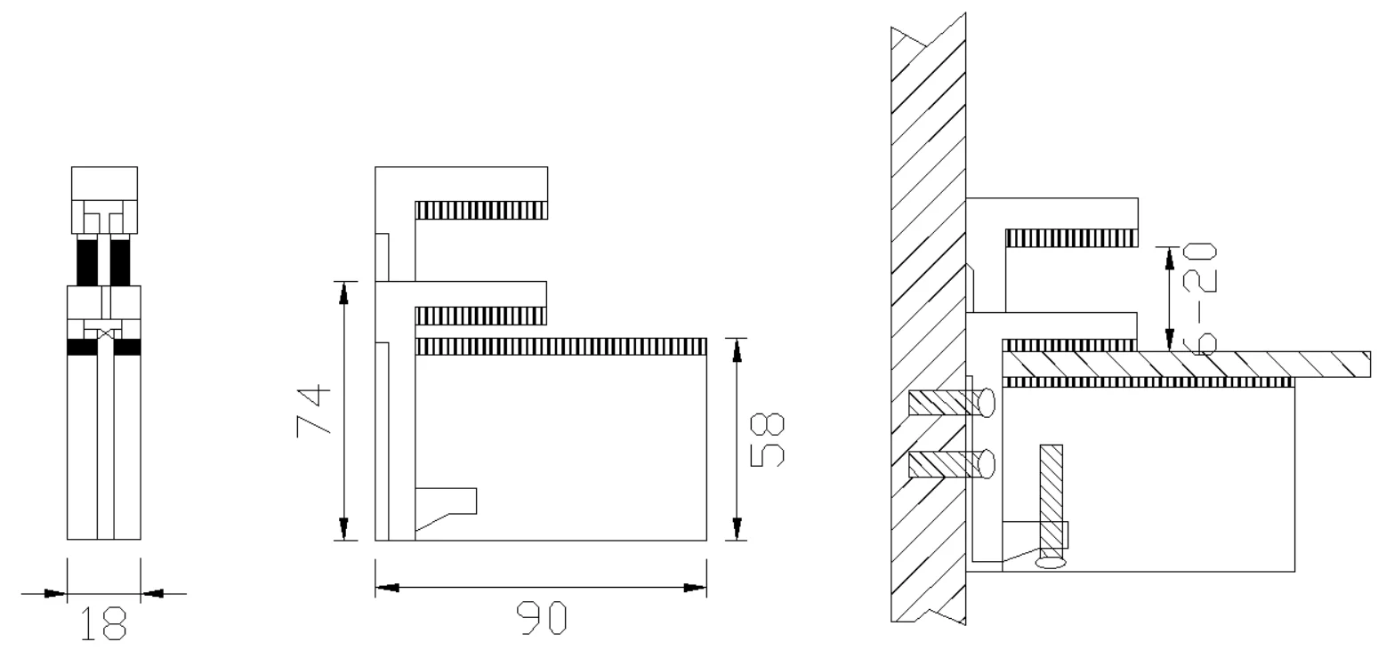 Furniture Clamp Hardware Zinc Alloy China Glass Shelf Support