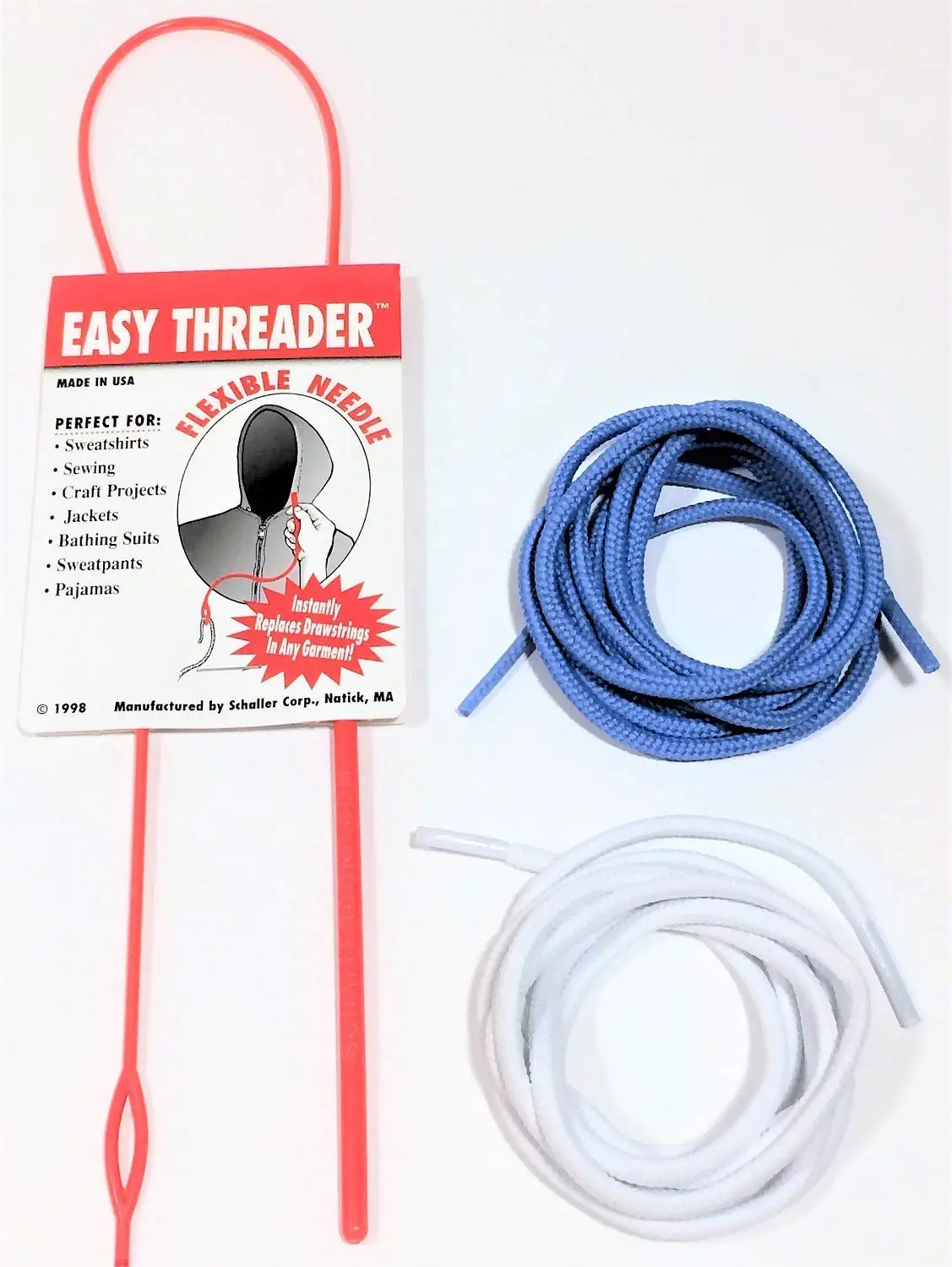 Drawstring Cords Replacement Drawstrings with Easy Threader for Sweatpants