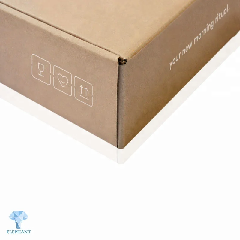 
Custom eco friendly skin care products packing shipping box with corrugated insert 
