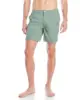 Woven Nylon Boardshort Zip Fly Single Snap Closure Side Pockets Mesh Brief Custom Solid Swim Trunk