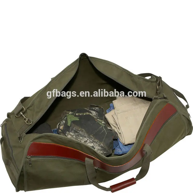 Oversize Military Portable Canvas Men Travel Duffle bag Army Adjustable Strap Weekender bag Foldable man gym big Tote Handbags