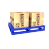 Durable Single Face 4 Entry Way Storage Iron Matel Steel Pallet