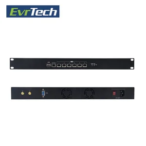 1U Rack Mount Server J1900 CPU 6 Gigabit Ethernet
