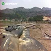 Place along the coastline sand geotube(sand geotextile bags) to prevent coastal erosion
