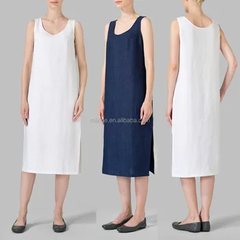 linen straight dress
