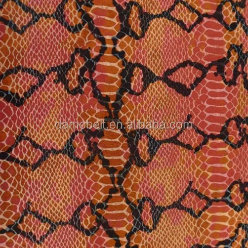 
hot selling snake skin leather product design for shoes bags making 