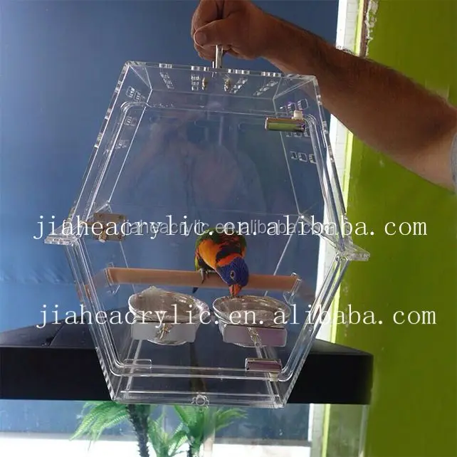 acrylic bird cage