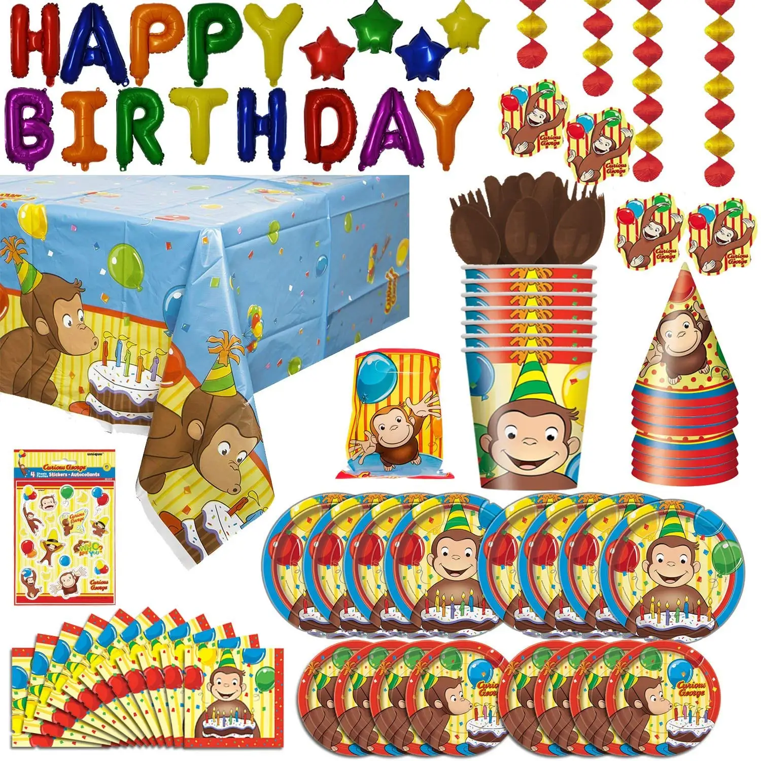 Buy Curious George Party Hats 8ct In Cheap Price On Alibaba Com