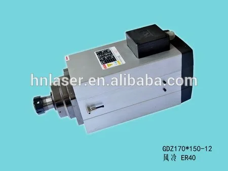 high quality Square 3.5kw air cooling spindle with Collect ER25