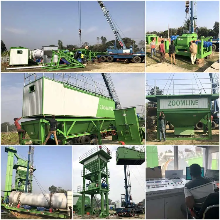 China supplier asphalt plant 80-160TPH mobile hot mix plant