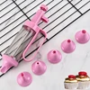6 piece nozzle piping tip plastic cake decorating tips