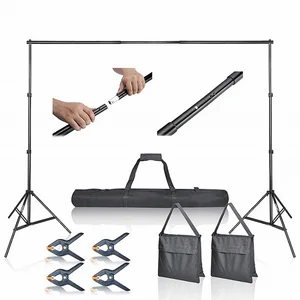 Adjustable Photo Video Studio Background Stand Kit Carry Bag