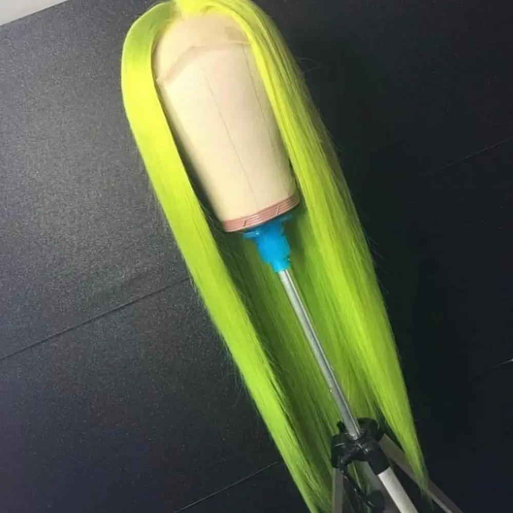 

light green wig 8in-24in 150%density 13x6 deep part front lace wig, N/a