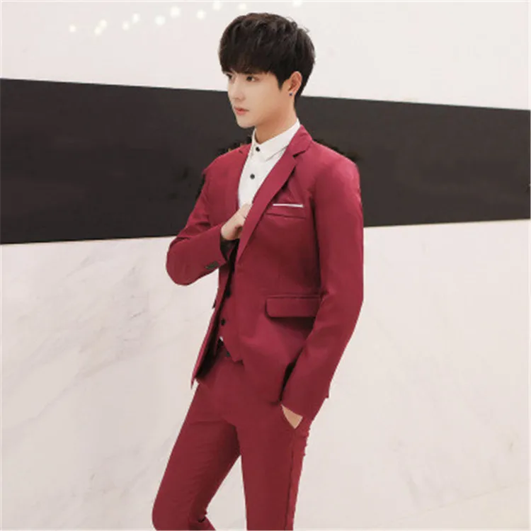 

Wholesale New high quality 2 pcs mens blazer jacket and pants suits for men CC450, As pictures shows