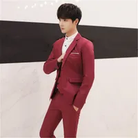 

New high quality 2 pcs mens jacket and pants wholesale suits for men CC450