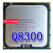 Lifetime warranty Core 2 Quad Q8300 2.5GHz 4M Four nuclear threads desktop processors CPU Socket LGA 775 pin Computer