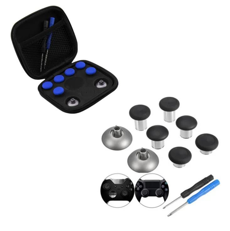 

for Nintendo Switch Thumb Stick for PS4 Controller for Xbox One Elite Controller Thumbstick Button Tool Bag Set