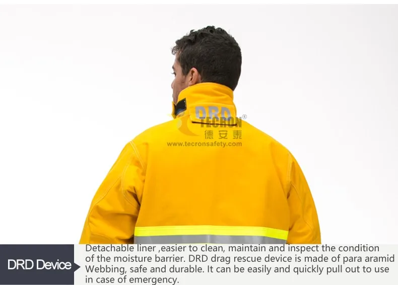 UL certified NFPA1971 Nomex Turnout Gear fire fighter suit