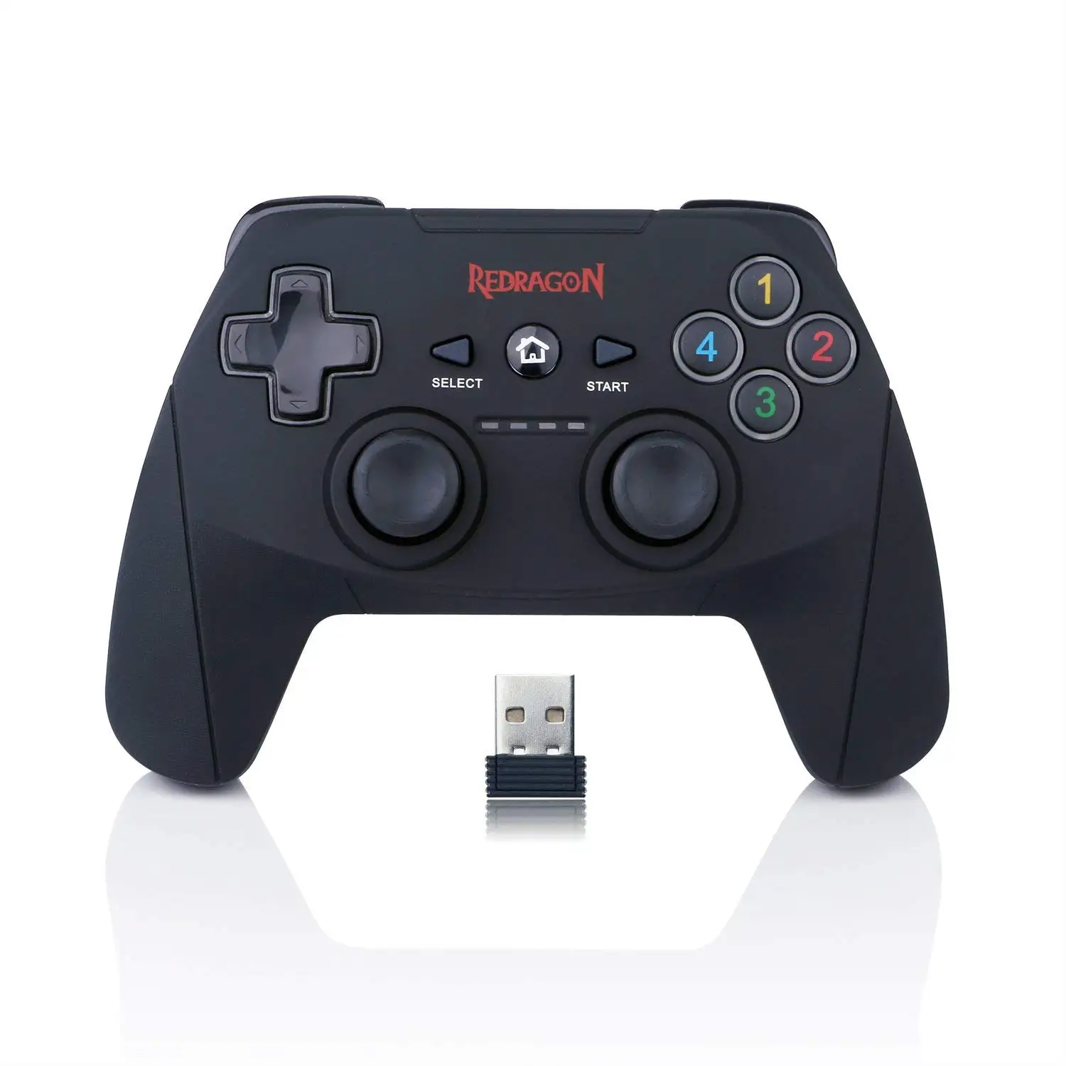 High Quality Redragon G808 2.4G USB Wireless Joystick Gamepad Gaming Controller For PC PS3