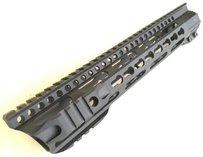 

12 inch heavy duty free floating handguard for AR15, Matte black