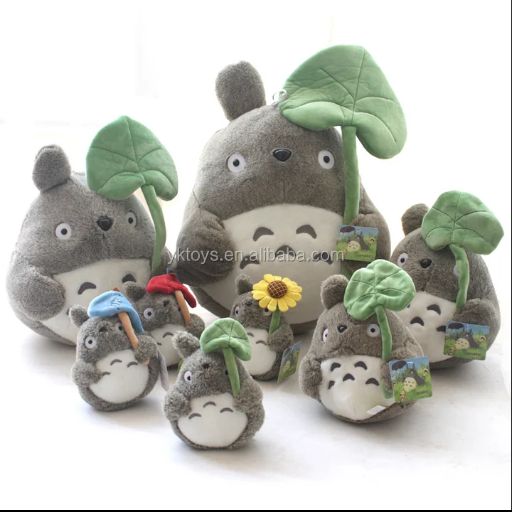 totoro plush leaf