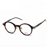 2019 new model acetate optical spectacle frame, brand design round eyeglasses