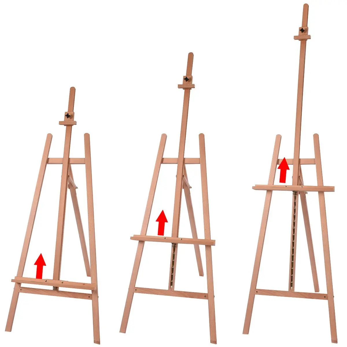 177cm Studio Easel Artist Art Craft Display Easel Beech Wood Wooden Drawing Buy Easel,Studio