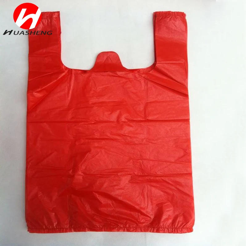 
Compostable Biodegradable Plastic T-shirt Carrier Bags 