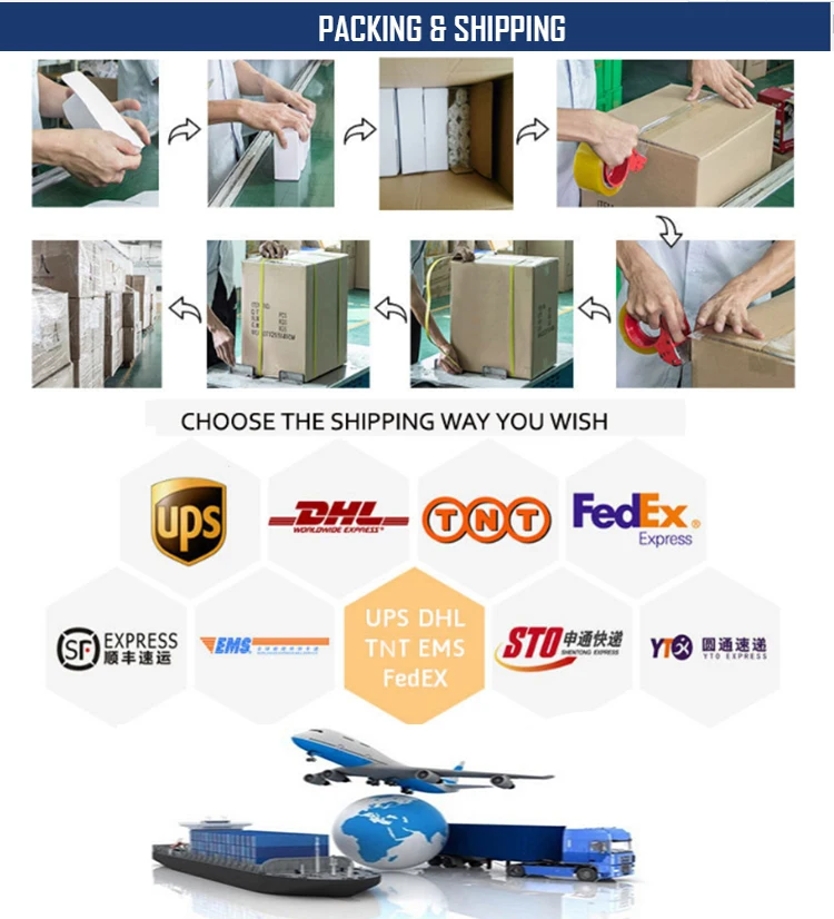 Packing and shipping