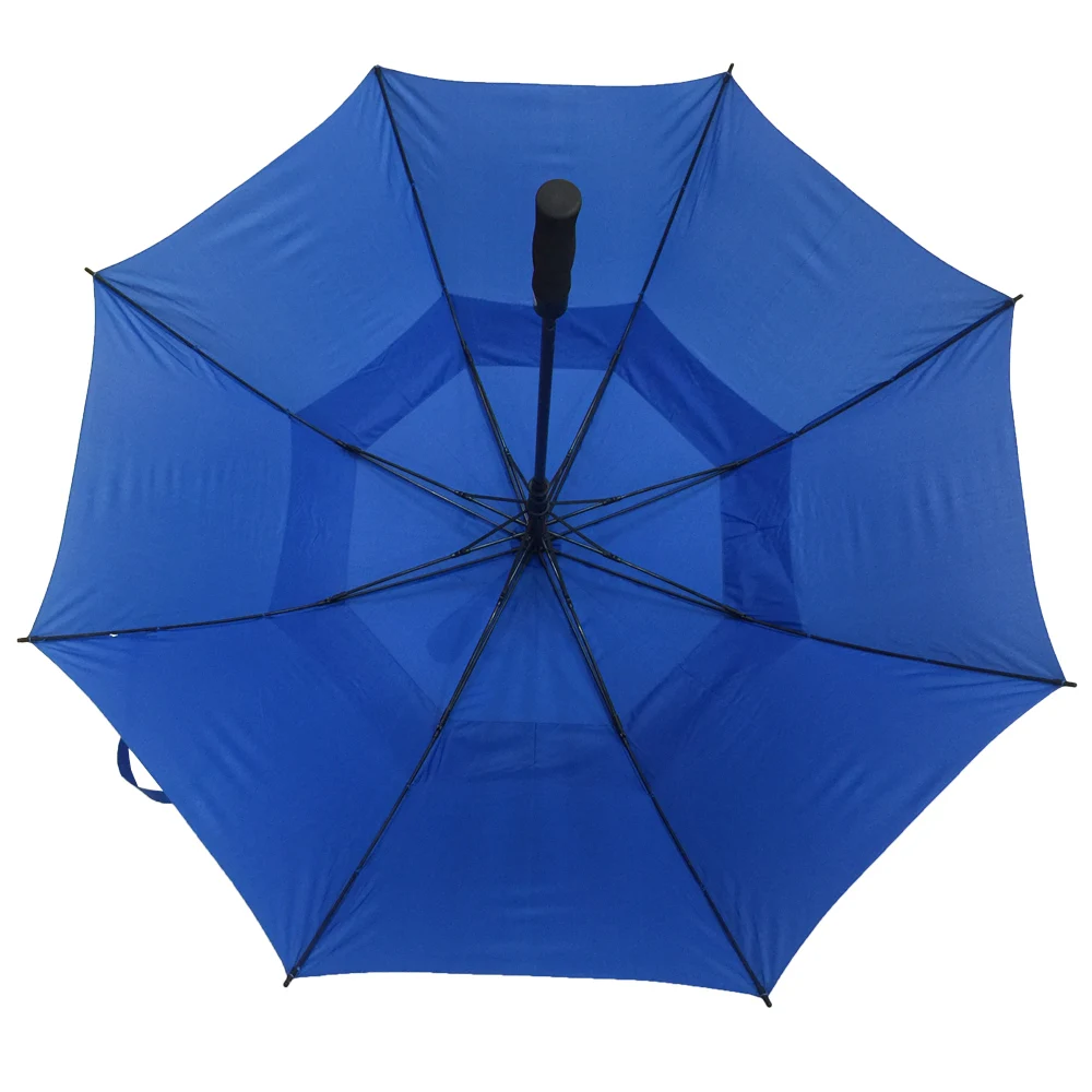 amazon wholesale large blue double-tiers golf umbrella with