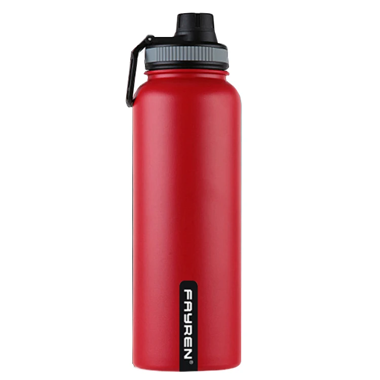 

Custom logo drinking vacuum insulated metal sport double wall stainless steel water bottle, Customized