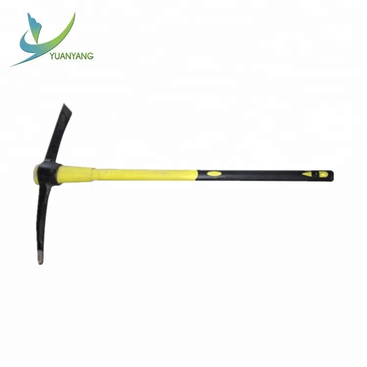 
China Factory Fiberglass Handle Forged Pickaxe 