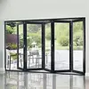 Interior Position and Finished Surface Finishing Double Glazing Aluminium Bifold Folding Foldable Glass Door