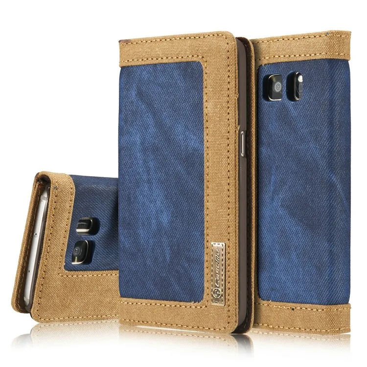 

2018 Magnetic Wallet Case for Samsung Galaxy S7 edge, for Galaxy S8 Phone Cover, for Samsung S7 Cell Phone Case, Black;brown;red;blue