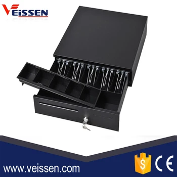 Metal Pos Cash Drawer Used In Various Application Cash Box Rj11