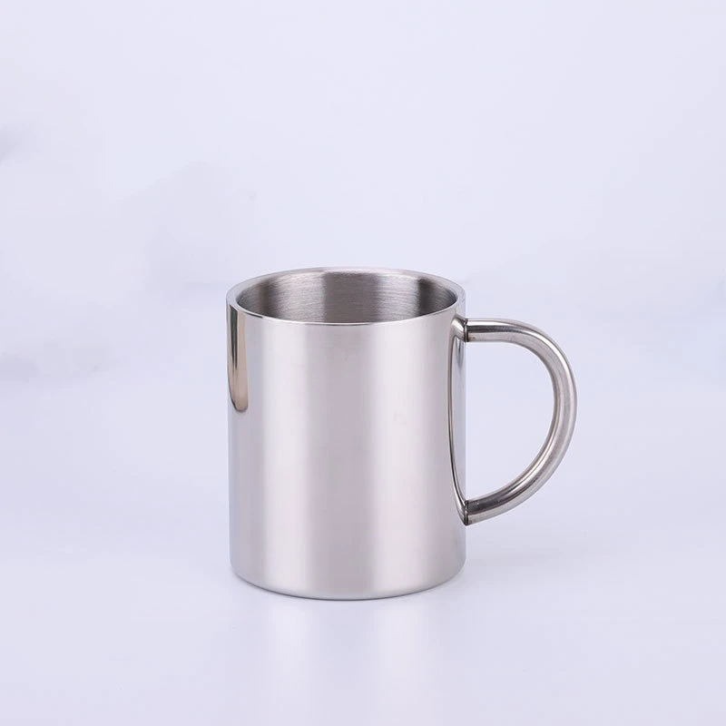 

Custom promotion gifts 220ml 300ml 400ml beer 304 double wall travel stainless steel coffee mug with handle
