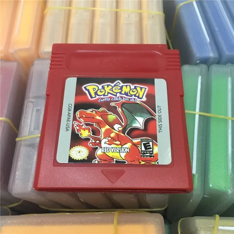 

Pokemon video Games Cards for gba gbc for gameboy advance, Gold,silver,crystal,yellow,blue, red,green
