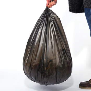 big black garbage bags