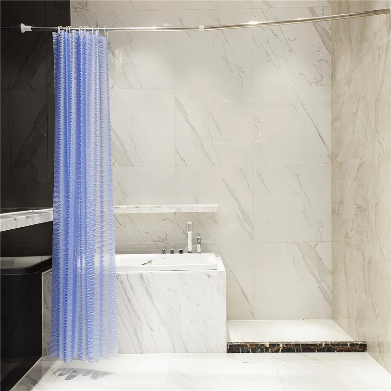 8 Gauge Heavy Duty Peva Shower Curtain Liner Eco Friendly Water