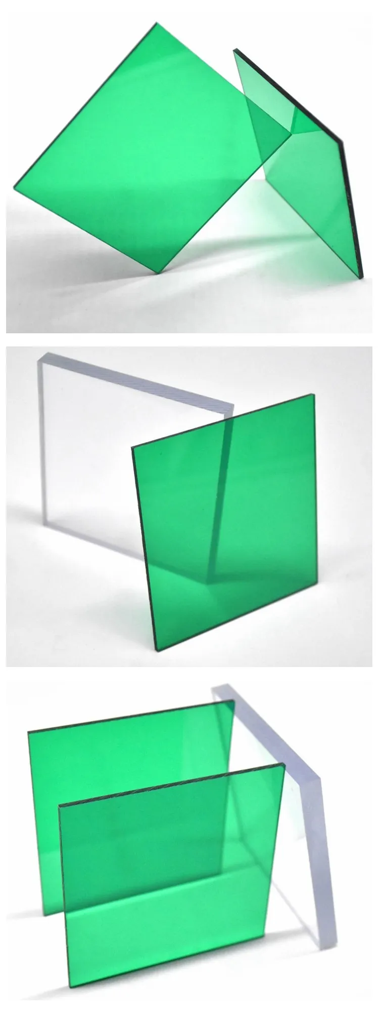 High Quality Custom Cut Colored Solid Polycarbonate Glass Sheet Price