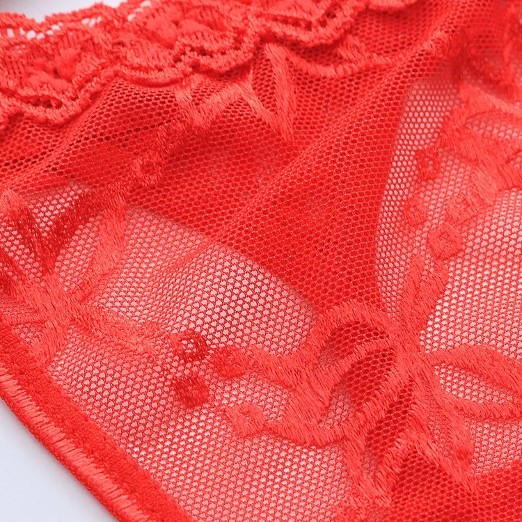 Women's Thongs Low-waist Revealing Buttock Exquisite Lace Thong - Buy ...
