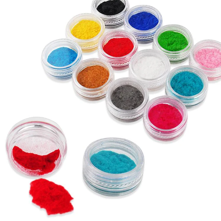 New Multi Color Bright Flocking Powder For Christmas Tree - Buy