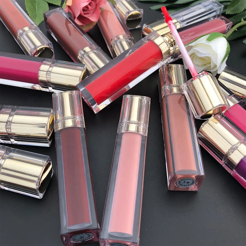 

Cosmetics vendors private label vegan lip gloss no logo