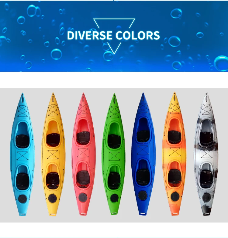 New Standard Plastic Touring Kayaks Double Sit In Peddal Kayaks Buy