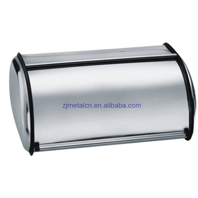 Stainless Steel Bread Box Storage Bin Keeper Food Kitchen Container B