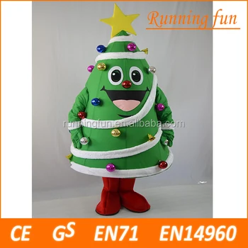 Funny Ce Cartoon Character Christmas Tree Mascot Costumes For Sale