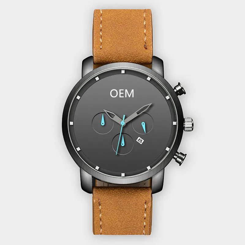 Personalized Watches Chronograph Private Brand Watch for Men Custom Logo Watch Men