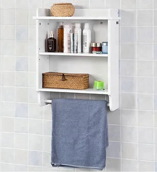 Wooden White Wall Mounted Cabinet Bathroom Furniture Modern Buy